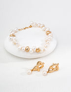 Simple Pearl Earrings — Sterling Silver, 18K Gold Vermeil, natural freshwater pearl | SENLORE
