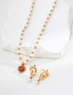 Simple Pearl Earrings — Sterling Silver, 18K Gold Vermeil, natural freshwater pearl | SENLORE