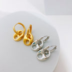 H-Silhouette Drop Earrings — Sterling Silver & 18K Gold Vermeil | SENLORE