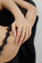 Lava Texture Silver Ring — Sterling Silver, 18K Gold Vermeil | SENLORE