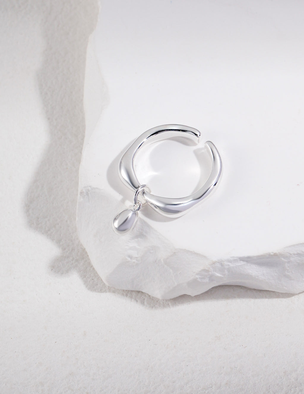 Lava Texture Silver Ring — Sterling Silver, 18K Gold Vermeil | SENLORE