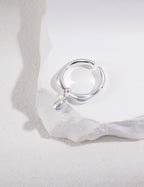 Lava Texture Silver Ring — Sterling Silver, 18K Gold Vermeil | SENLORE