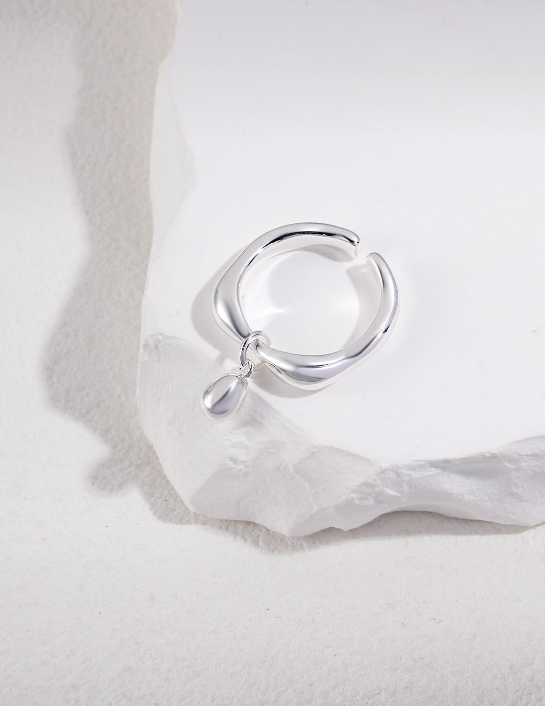 Lava Texture Silver Ring — Sterling Silver, 18K Gold Vermeil | SENLORE