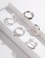 Lava Texture Silver Ring — Sterling Silver, 18K Gold Vermeil | SENLORE