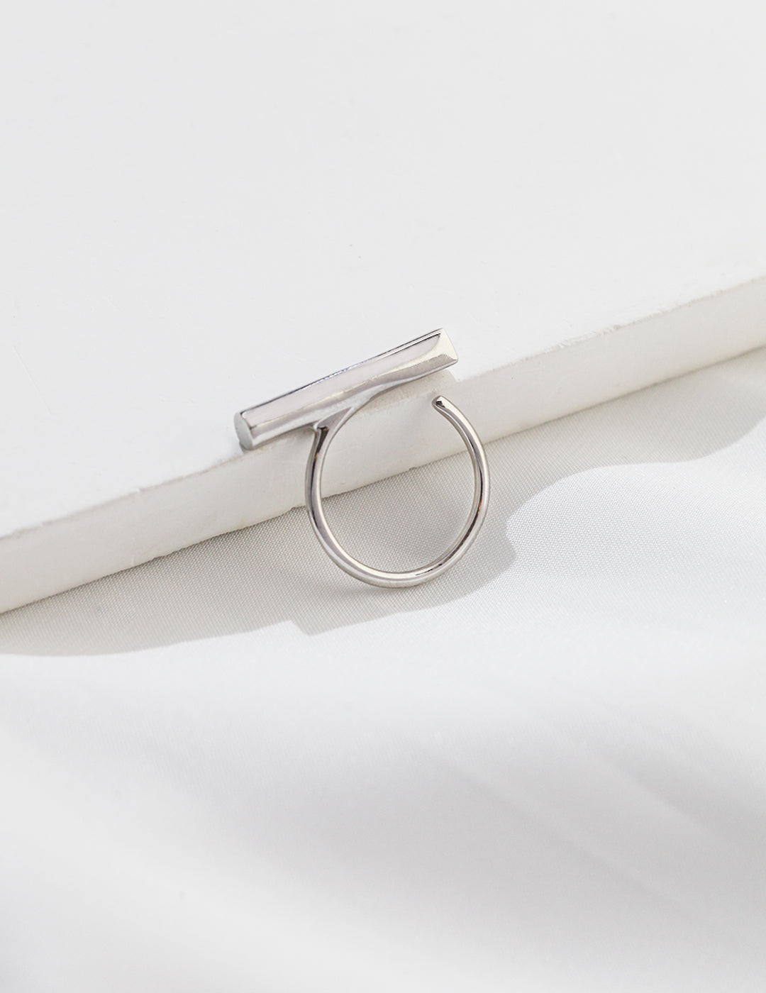 Geometric Ring — Sterling Silver, 18K Gold Vermeil | SENLORE