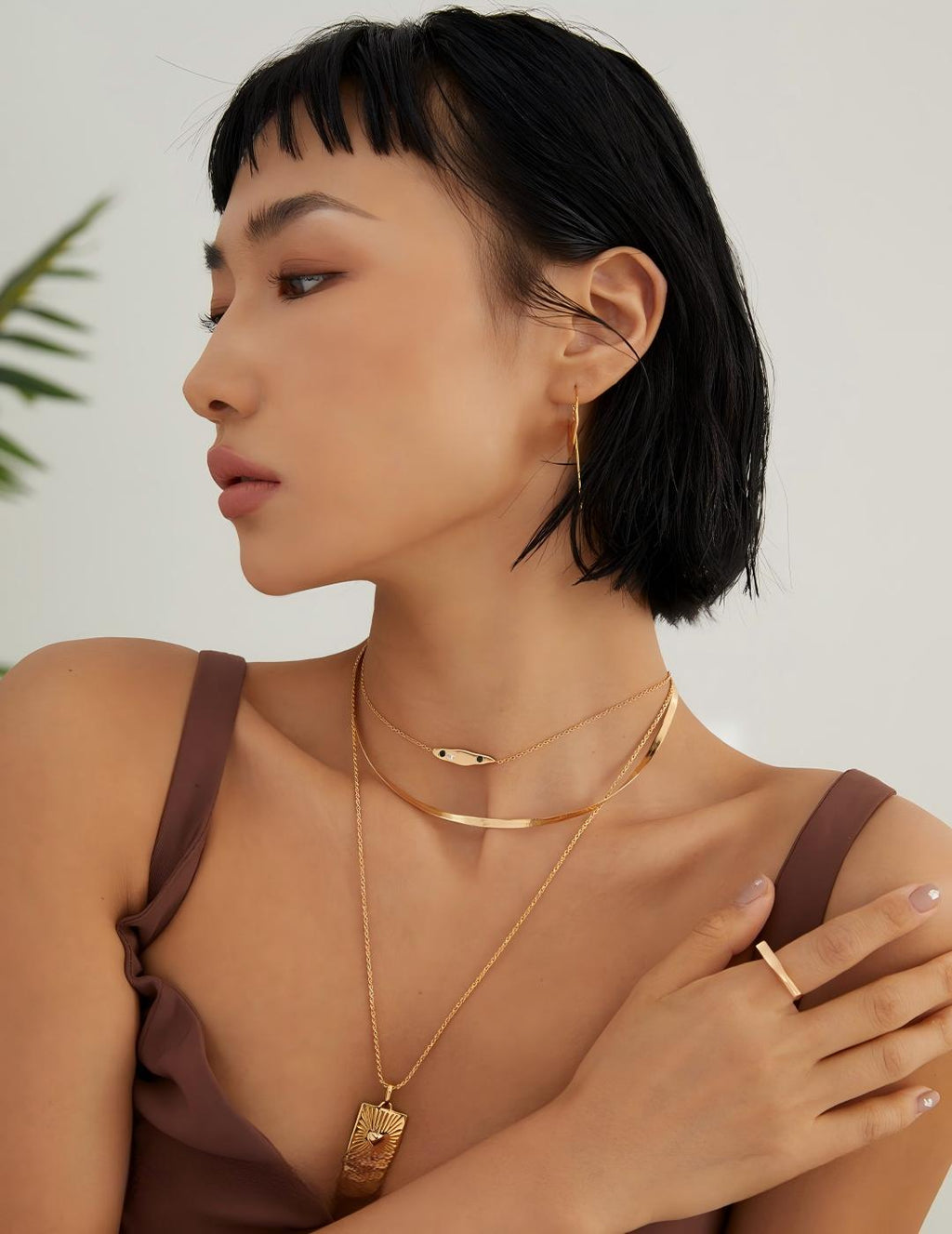 Geometric Ring — Sterling Silver, 18K Gold Vermeil | SENLORE
