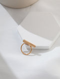 Geometric Ring — Sterling Silver, 18K Gold Vermeil | SENLORE