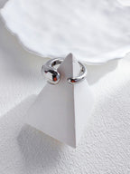 Asymmetric Lava-Texture Ring — 18K Gold Vermeil & Sterling Silver | SENLORE