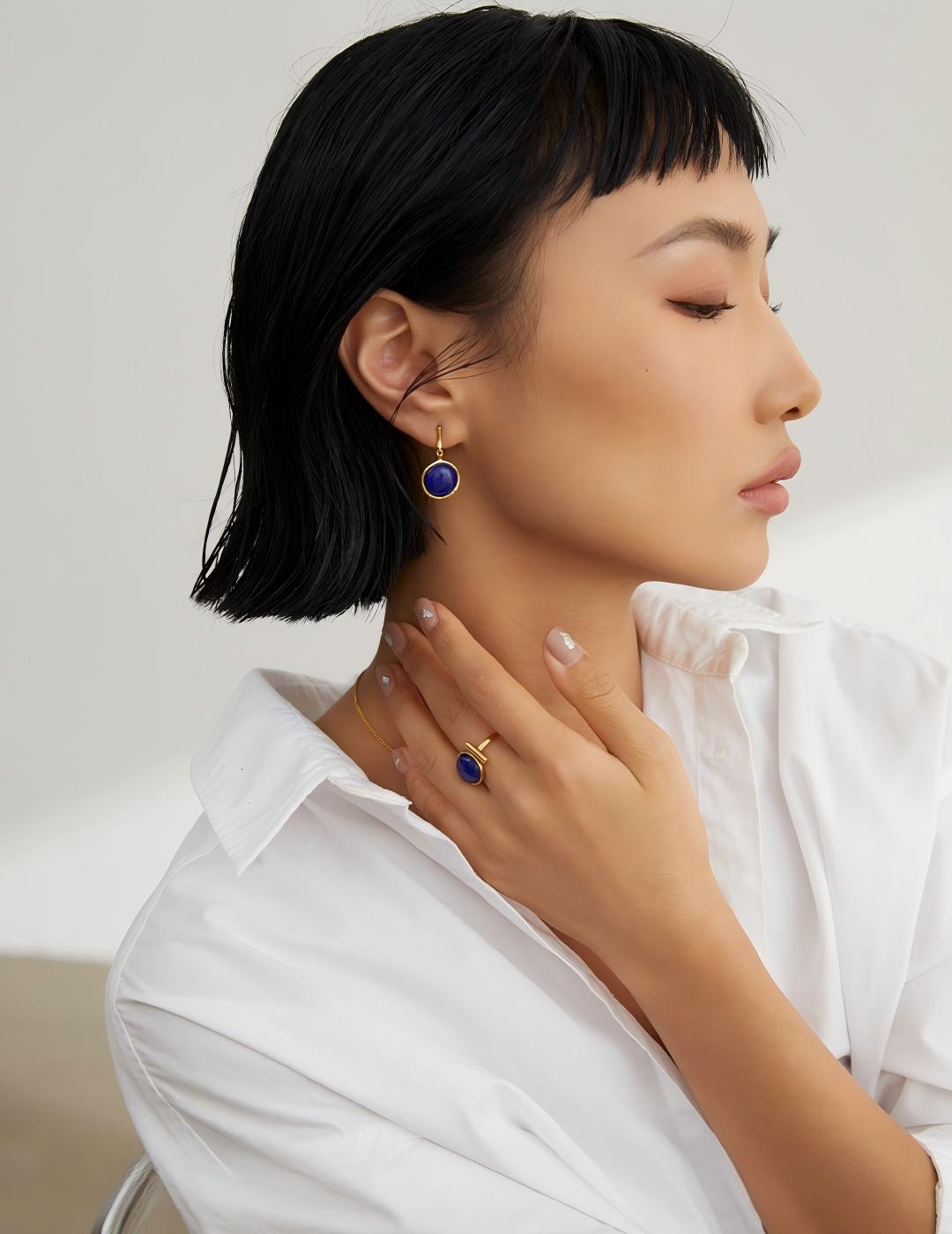 Lapis Lazuli Ring — 18K Gold Vermeil, lapis lazuli | SENLORE