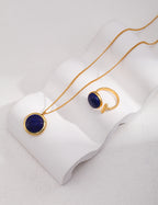 Lapis Lazuli Ring — 18K Gold Vermeil, lapis lazuli | SENLORE