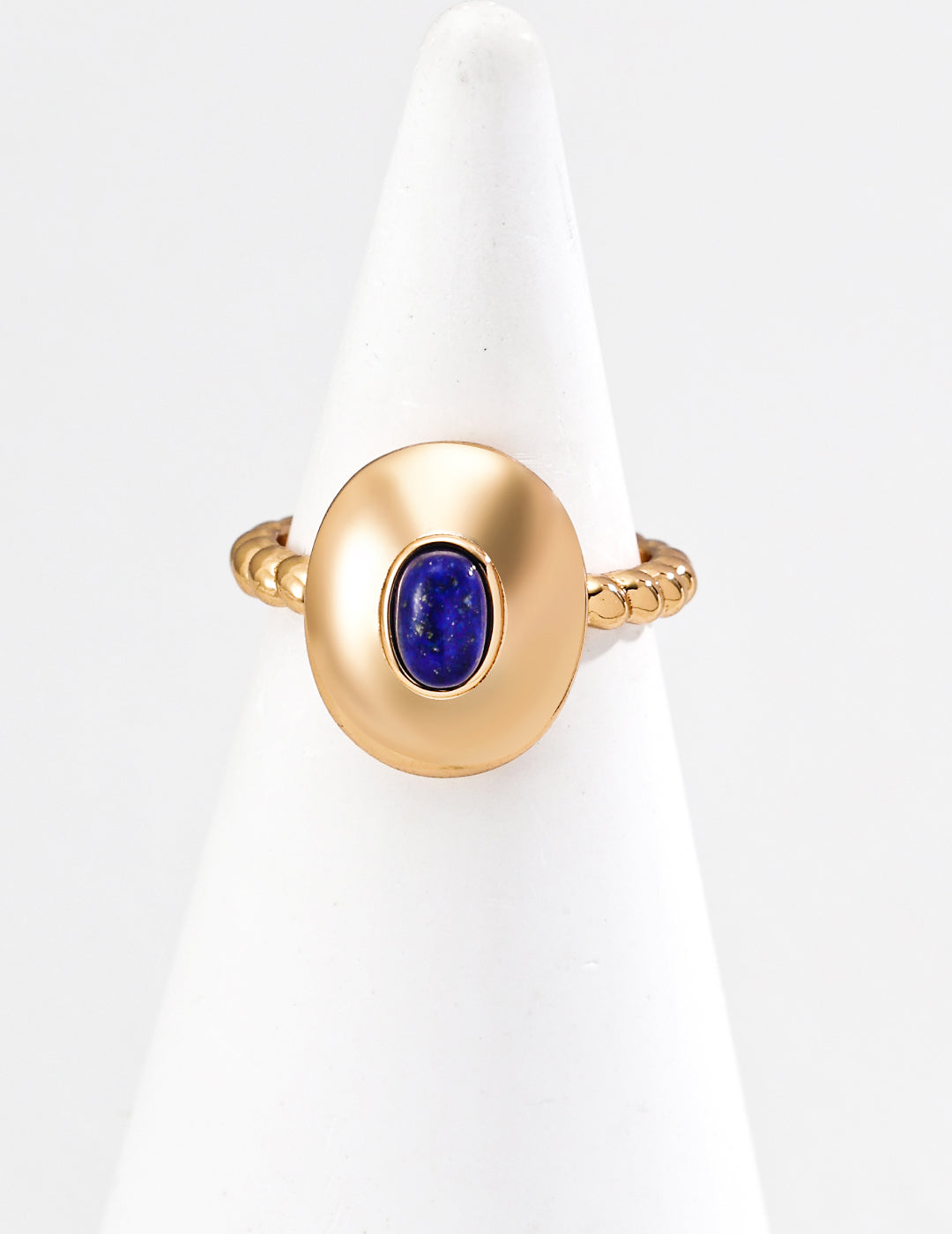 Twist Lapis Lazuli Ring — Sterling Silver, 18K Gold Vermeil, lapis lazuli | SENLORE