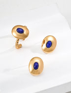 Twist Lapis Lazuli Ring — Sterling Silver, 18K Gold Vermeil, lapis lazuli | SENLORE