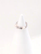 Broken Silver Pearl Ring — Sterling Silver, 18K Gold Vermeil, natural freshwater pearl | SENLORE