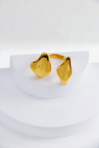 Sculptural Statement Ring — 18K Gold Vermeil & Sterling Silver | SENLORE