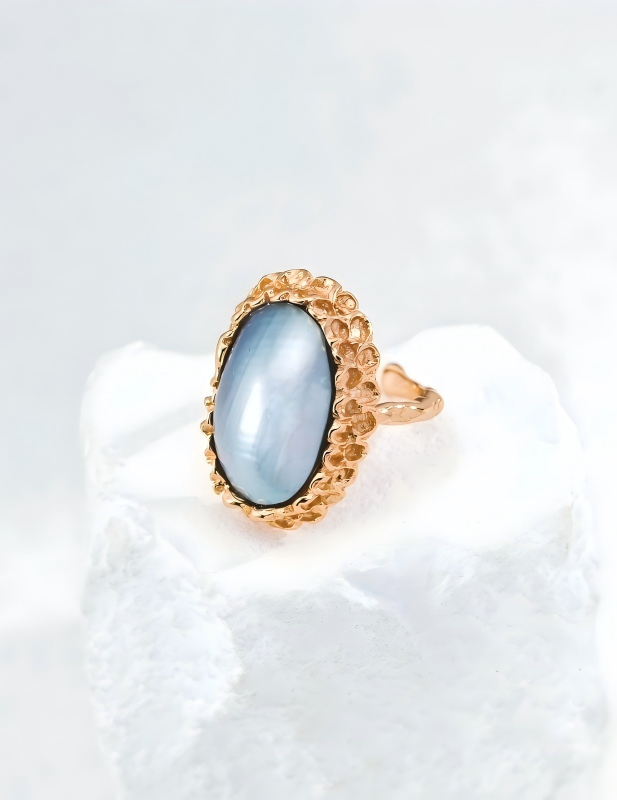 Vintage Mabe Pearl Ring