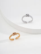 Minimal Knot Ring — Sterling Silver | SENLORE