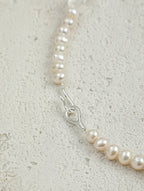 SENLORE Candy-colored Crystal Pearl Necklace – Lifestyle Shot