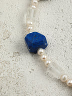 SENLORE Candy-colored Crystal Pearl Necklace – Lifestyle Shot