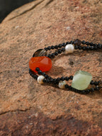 SENLORE Tourmaline Crystal Pearl Necklace – Lifestyle Shot