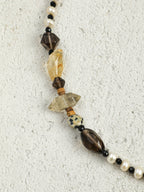 SENLORE Black Agate Baroque Pearl Necklace – Lifestyle Shot