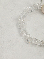Minimalist Baroque Crystal Bracelet — large freshwater baroque pearl, clear quartz cr... | SENLORE