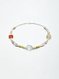 SENLORE Avocado Crystal Pearl Necklace – Lifestyle Shot