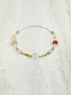 SENLORE Avocado Crystal Pearl Necklace – Lifestyle Shot