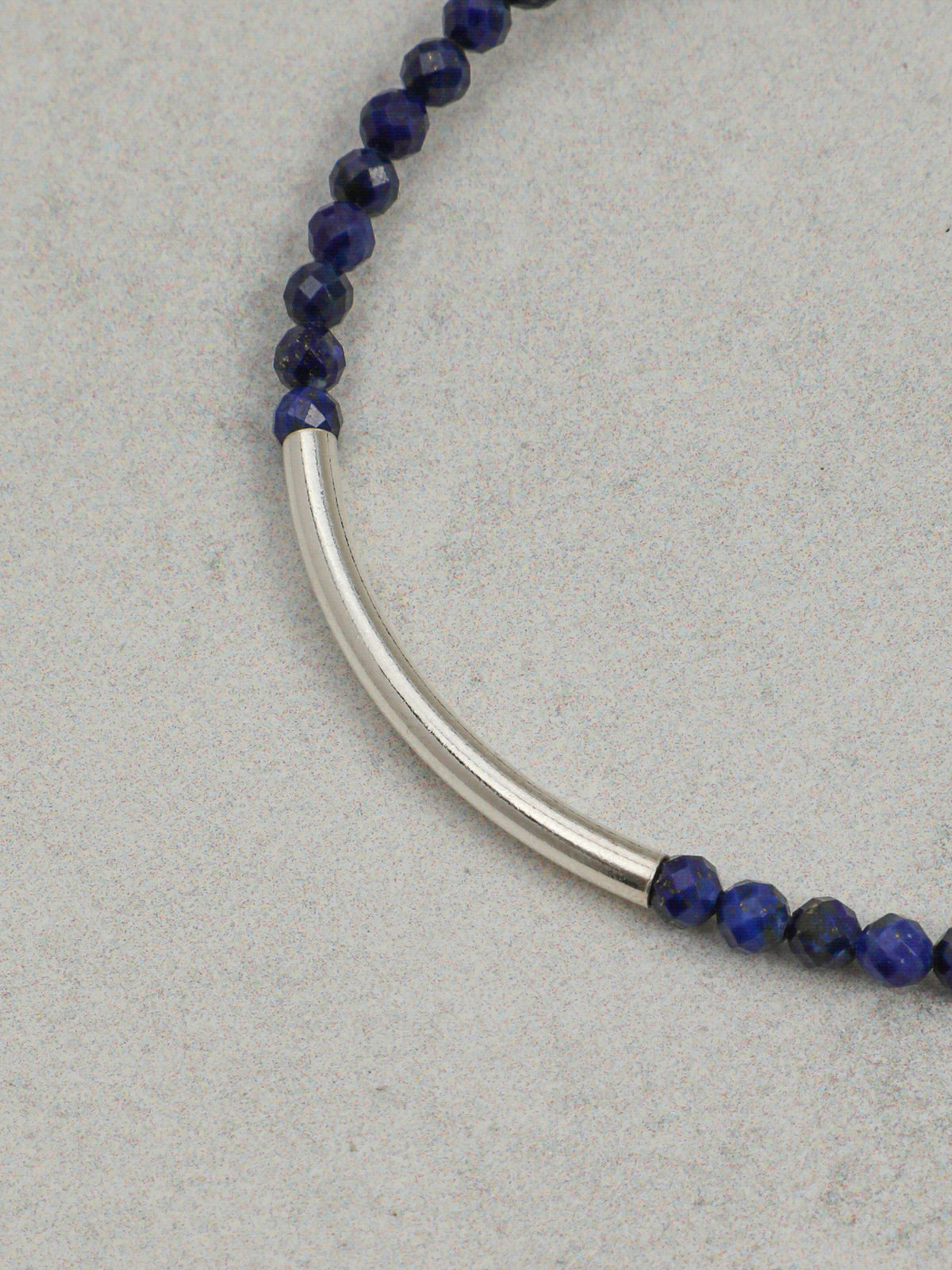Daughter of the Sea Pearl Bracelet — freshwater seed pearls, aquamarine, lapis lazul... | SENLORE