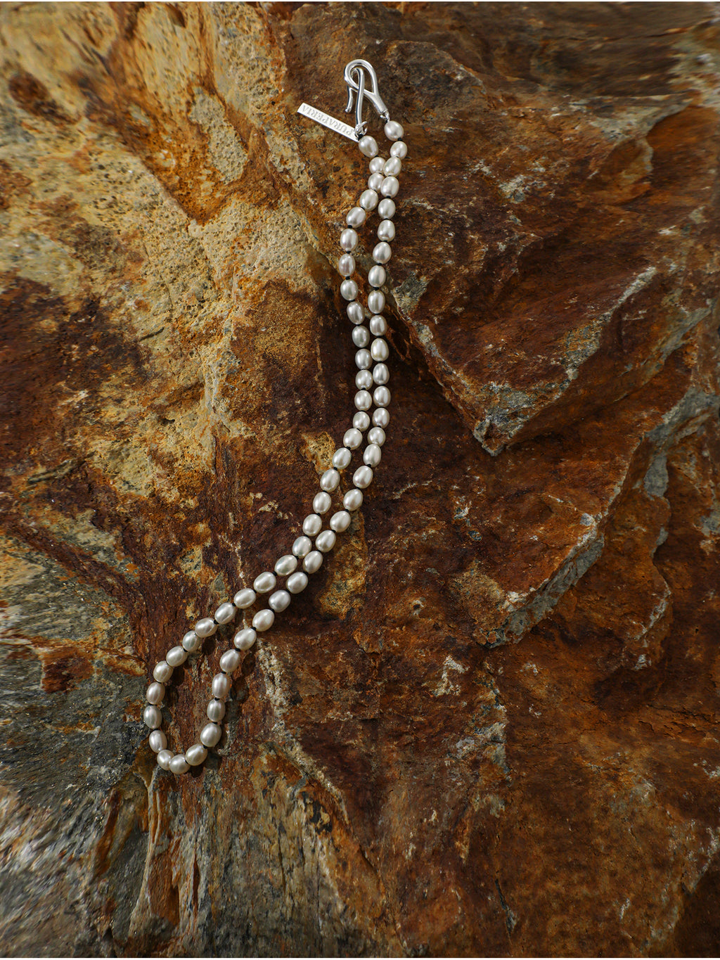 Pure Minimalist Pearl Necklace — natural freshwater pearl, S925 silver clasp | SENLORE