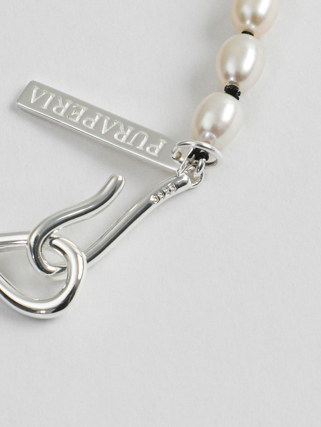 Pure Minimalist Pearl Necklace — natural freshwater pearl, S925 silver clasp | SENLORE