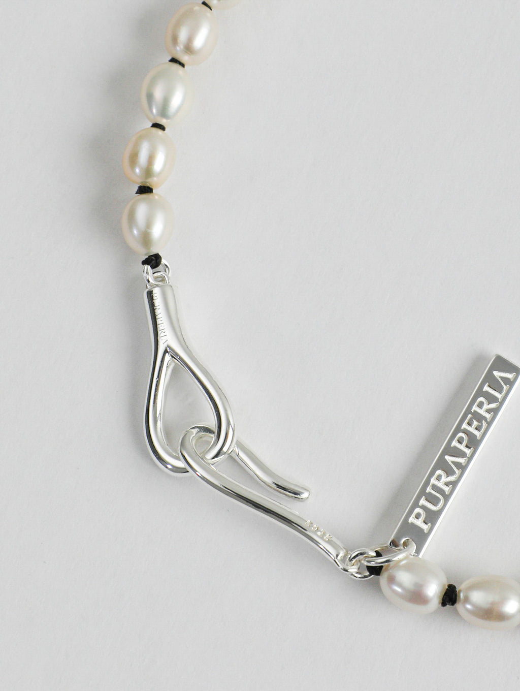 Pure Minimalist Pearl Necklace — natural freshwater pearl, S925 silver clasp | SENLORE