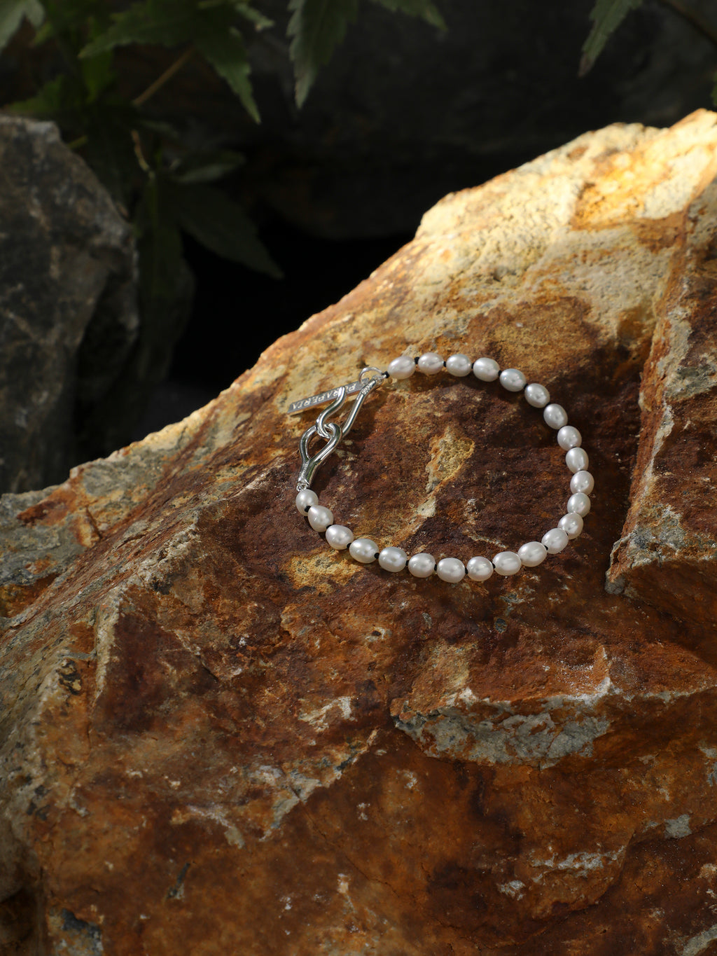 Minimalist Seed Pearl Bracelet — flawless aurora seed pearls, sterling silver open cl... | SENLORE