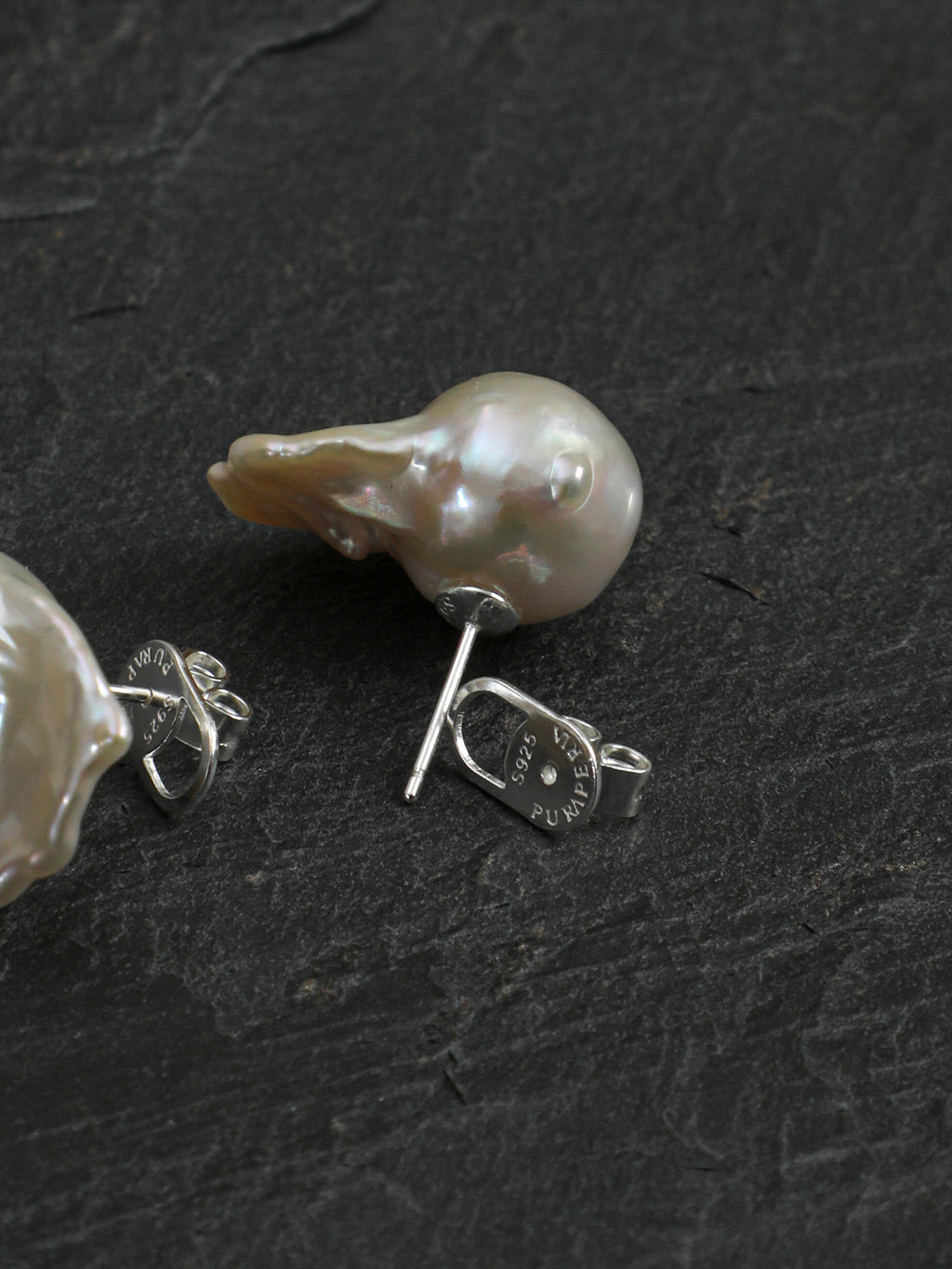 SENLORE Natural Baroque Earrings – Lifestyle Shot