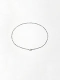 Pure Minimalist Pearl Necklace — natural freshwater pearl, sterling silver quest... | SENLORE
