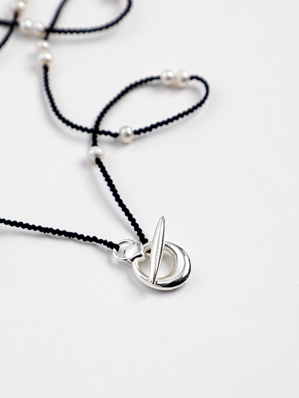 Pure Minimalist Pearl Necklace — natural freshwater pearl, sterling silver quest... | SENLORE