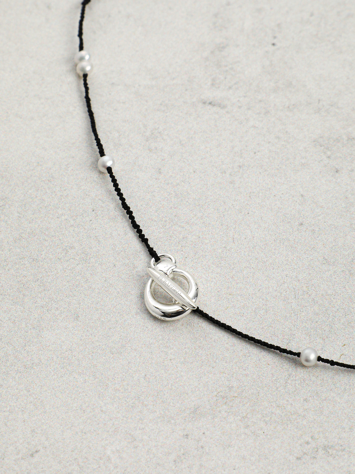 Pure Minimalist Pearl Necklace — natural freshwater pearl, sterling silver quest... | SENLORE