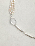 SENLORE Baroque Crystal Necklace – Detail Close-up
