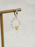 SENLORE Citrine & Pearl Earrings – Lifestyle Shot