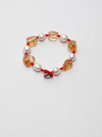 SENLORE Wealth-Attracting Freeform Citrine Pearl Bracelet – Lifestyle Shot