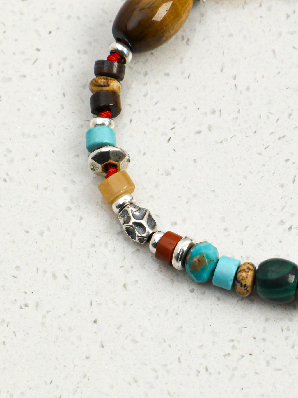 SENLORE Multicolor Turquoise Topaz Bracelet – Front View