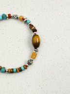 SENLORE Multicolor Turquoise Topaz Bracelet – Lifestyle Shot