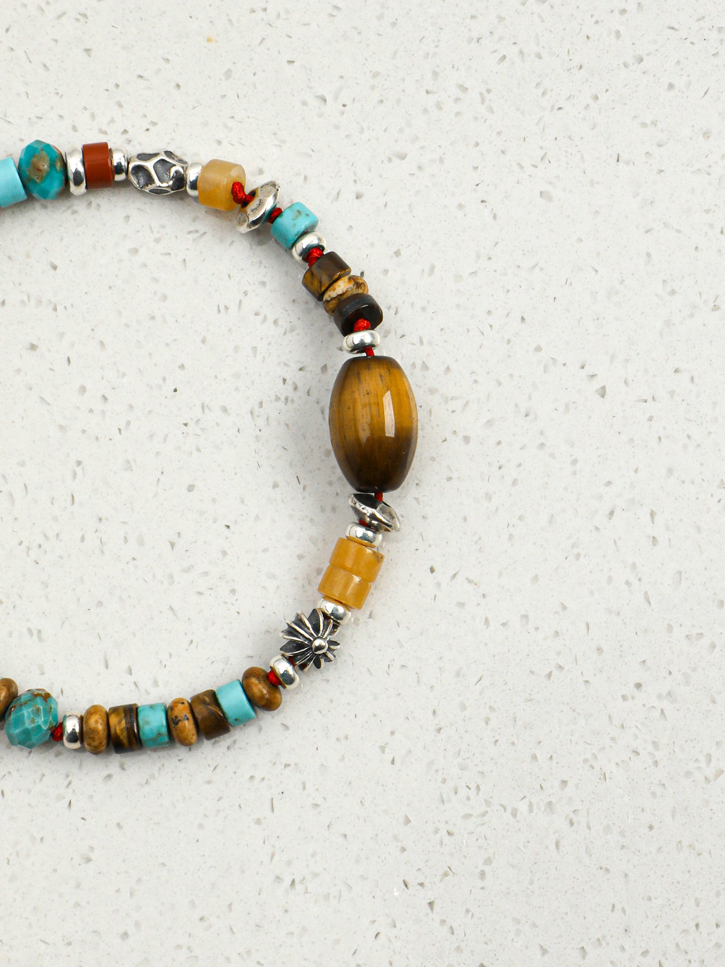 SENLORE Multicolor Turquoise Topaz Bracelet – Lifestyle Shot