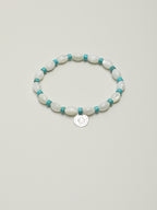 SENLORE Shell Bead Turquoise Bracelet – Lifestyle Shot