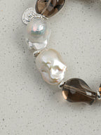 SENLORE Crystal Freeform Baroque Bracelet – Lifestyle Shot