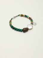 SENLORE Malachite Baroque Bracelet – Detail Close-up