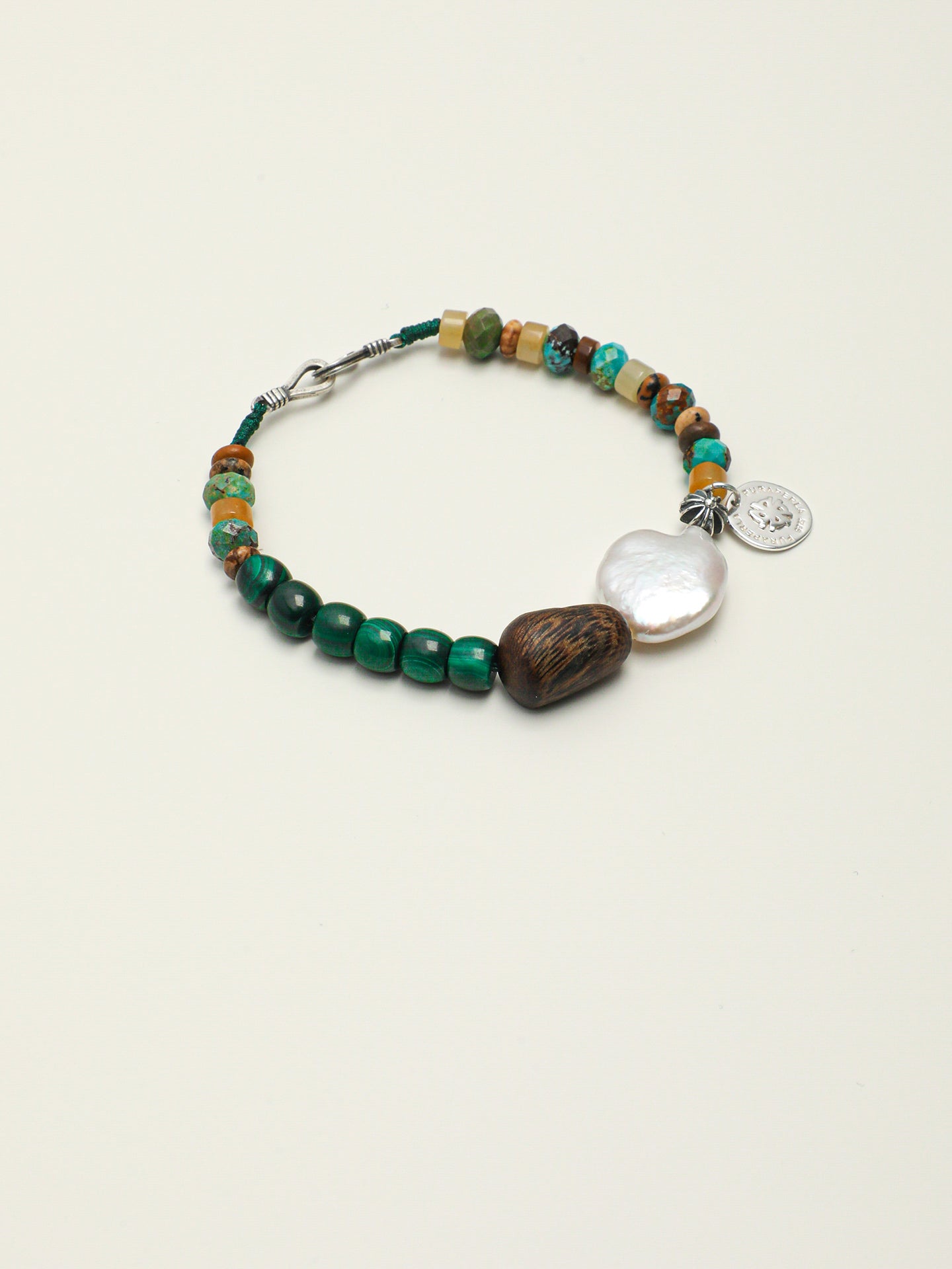 SENLORE Malachite Baroque Bracelet – Detail Close-up