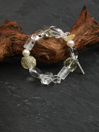 SENLORE Freeform Clear Quartz Bracelet – Lifestyle Shot