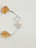 SENLORE Brazilian Black Crystal Bracelet – Front View