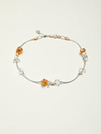 Citrine & Rock Crystal Moon Pearl Necklace