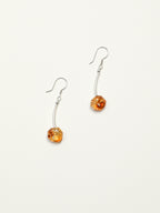 SENLORE Citrine Earrings – Detail Close-up
